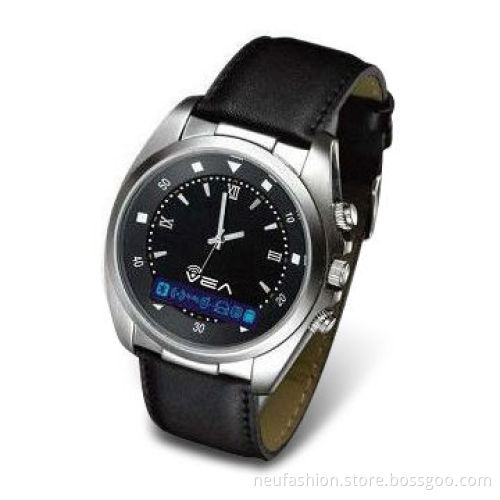 Waterproof Bluetooth® Wristwatch with Caller ID Display and 0.7" 96 x 16-pixel OLED Screen